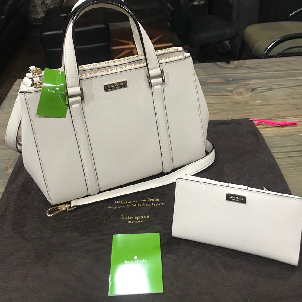 Kate Spade satchel and wallet